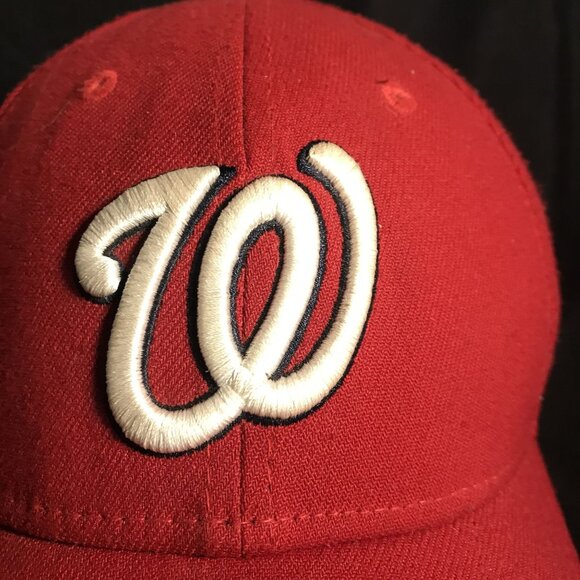 Washington Nationals Hat New Era XSmall/Small Genuine MLB Red White Cap - Picture 5 of 10